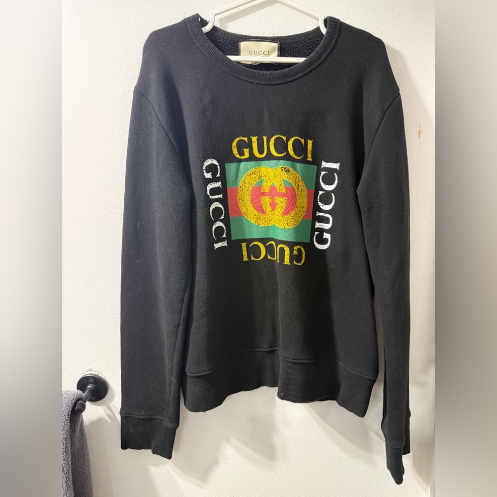 Gucci Classic Black Crewneck